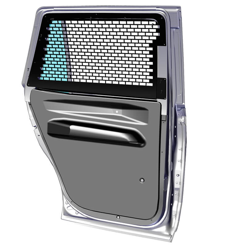 Window Armor – Chevy Tahoe (2021+) Secure-Grid Window Armor & ABS Door Panel Package