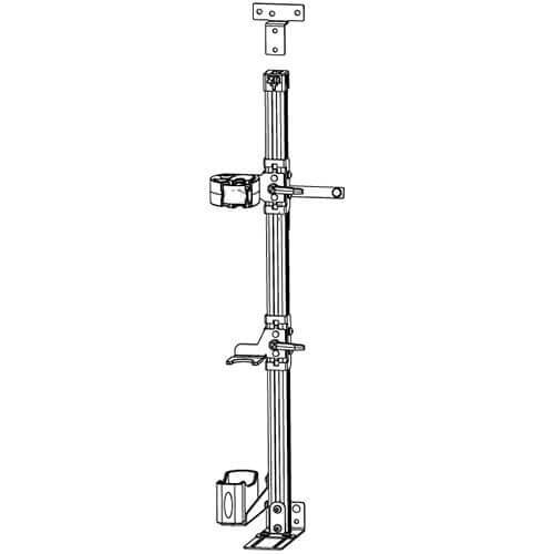 Gun Rack – Partition Mount – Vertical – Single (AR – ZRT)