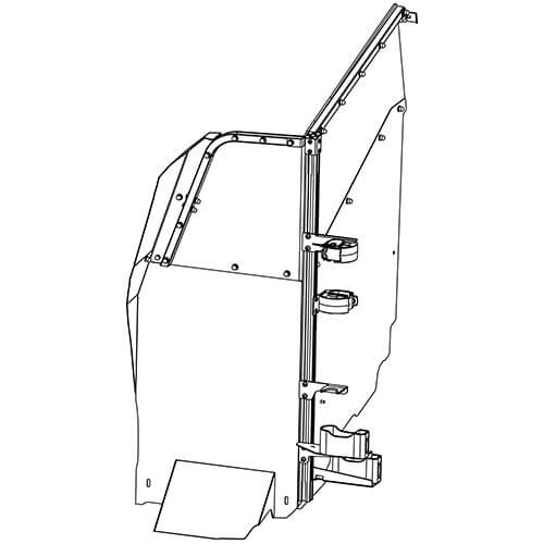 Gun rack – dual weapon, vertical, single-cell mount (Chevrolet Tahoe, AR / 870)