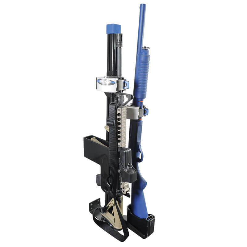 Gun Rack – Partition Mount – Vertical – Dual (AR Secure + 870 – ZRT)